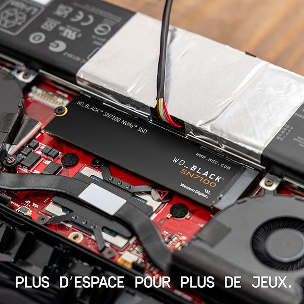 WD BLACK 2TB SN7100 NVMe Internal SSD Solid State Drive - Gen4 PCIe, M.2 2280, Up to 7,250 MB/s - WDS200T4X0E