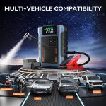 Geeneu Car Battery Charger Jump Starter with Air Compressor 4500A - For Car, Battery Portable Booster Jump Pack, 12V Jumpstart Combo 150PSI Tire Inflator Air Pump(Up to 8.5L Gas/7.0L Diesel)