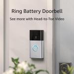 Ring Video Doorbell – 1080p HD video, improved motion detection, easy installation (2020 release)