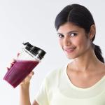 Ninja QB3001SS Fit Compact Personal Blender - Portable Blender for Smoothies, Shakes, Food Prep, & Frozen Blending, 700-Watt Base, 16-oz. (Black)