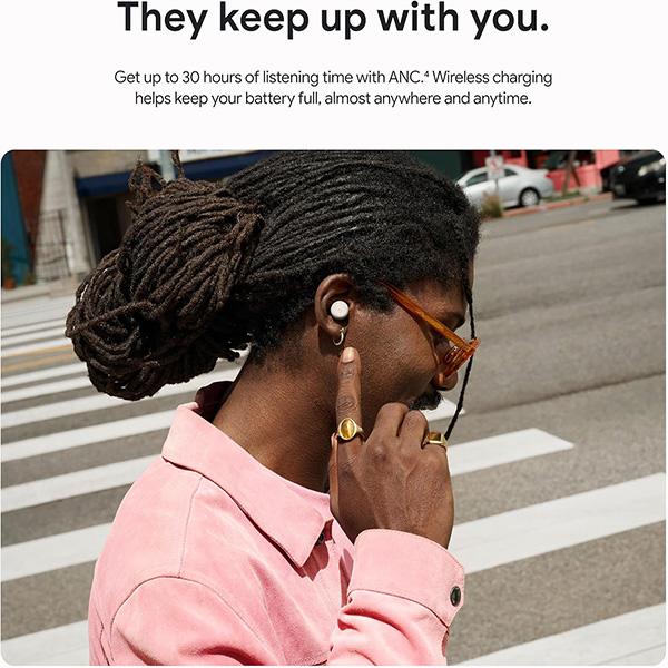Google Pixel Buds Pro 2 - Noise Canceling Earbuds, Up to 30 Hour Battery Life with Charging Case, Compatible with Android