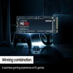 Ssmsung 990 PRO SSD NVMe - PCIe Gen4, M.2 2280 Internal Solid State Hard Drive, Up to 7,450 MB/s, MZ-V9P2T0B/AM