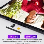 PRITOM 10'' Tablet Android 13 Phone Tablet with SIM Slot, 64GB Quad Core, - IPS Touchscreen, 8MP Rear Camera, WiFi, GPS, Bluetooth, 3G (Black)