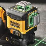 DEWALT 20V/12V MAX Laser Level, 3 x 360, Green, Bare Tool Only (DCLE34030GB)