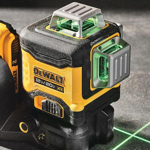 DEWALT 20V/12V MAX Laser Level, 3 x 360, Green, Bare Tool Only (DCLE34030GB)