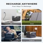 ECOFLOW Portable Power Station RIVER 2 Pro - 768Wh LiFePO4 Battery, 70 Min Fast Charging, AC Outlets