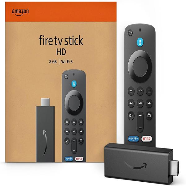 Amazon Fire TV Stick HD (newest model) - Free and live TV, Alexa Voice Remote, smart home controls, HD streaming