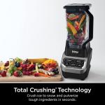 Ninja BL610 Professional 72oz Countertop Blender - 1000-Watt Base, Total Crushing Technology for-Smoothies, Ice & Frozen Fruit (Black)