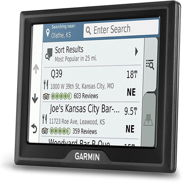 Garmin Drive 61 USA LM GPS Navigator System with Lifetime Maps - Spoken Turn-By-Turn Directions, Direct Access, Driver Alerts, TripAdvisor and Foursquare Data