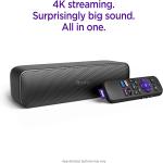 Roku Streambar SE | 2-in-1 TV Soundbar with Built-in 4K/HD/HDR Streaming - Premium Speakers, & Enhanced Speech Clarity