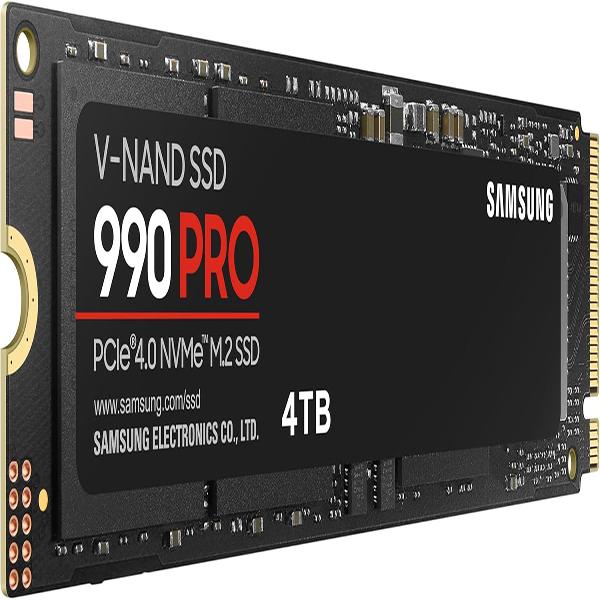 Ssmsung 990 PRO SSD NVMe - PCIe Gen4, M.2 2280 Internal Solid State Hard Drive, Up to 7,450 MB/s, MZ-V9P2T0B/AM