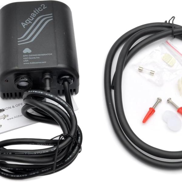 Aquatic 2 Spa Hot Tub Ozone Generator 300 mg/h - Spa Skin Care, Ozonator, Irritant Reducer, for Water Sanitation