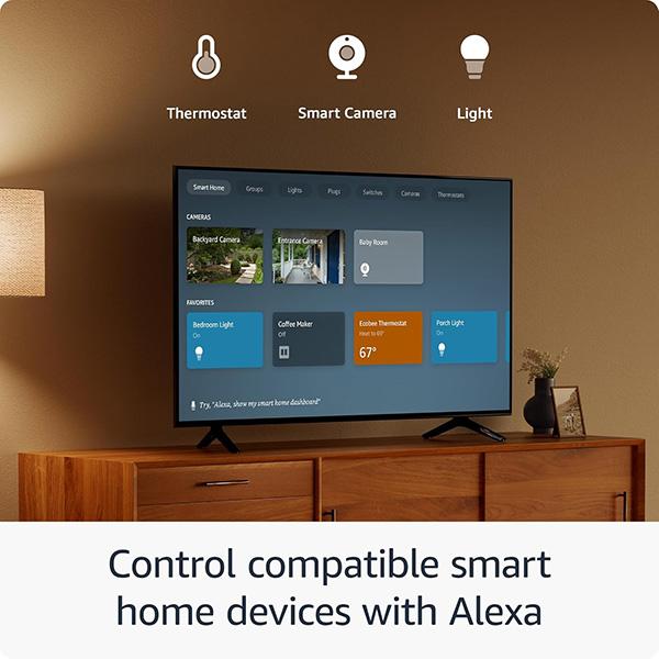 Amazon Fire TV Stick HD (newest model) - Free and live TV, Alexa Voice Remote, smart home controls, HD streaming