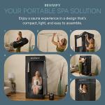LifePro Revivify Portable Sauna Box – At-Home Sauna Tent with Adjustable Heat Levels & Timer, Foldable, Easy-to-Use Personal Steam Room for Home with 2.6L Steamer