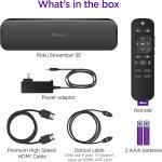 Roku Streambar SE | 2-in-1 TV Soundbar with Built-in 4K/HD/HDR Streaming - Premium Speakers, & Enhanced Speech Clarity