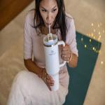 Stanley Quencher H2.0 Tumbler with Handle and Straw 40 oz - Flowstate 3-Position Lid, Cup Holder Compatible for Travel, Insulated Stainless Steel Cup, BPA-Free