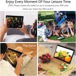 PRITOM 10'' Tablet Android 13 Phone Tablet with SIM Slot, 64GB Quad Core, - IPS Touchscreen, 8MP Rear Camera, WiFi, GPS, Bluetooth, 3G (Black)
