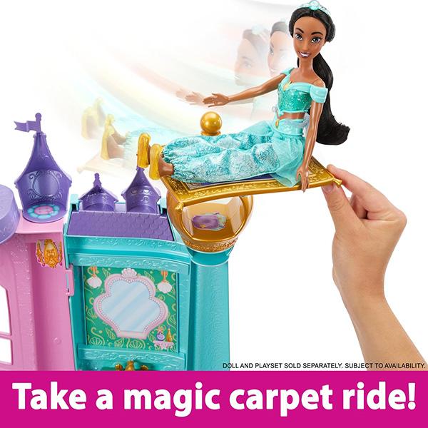Mattel Disney Princess Magical Adventures Castle - Ultimate Castle 4 Ft Tall with Lights & Sounds, 3 Levels, 10 Play Areas & 25+ Furniture & Pieces, Inspired by Disney Movies