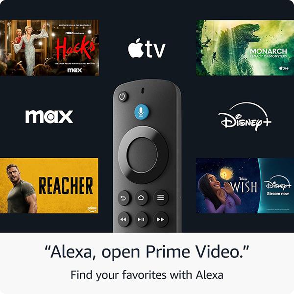 Amazon Fire TV Stick HD (newest model) - Free and live TV, Alexa Voice Remote, smart home controls, HD streaming