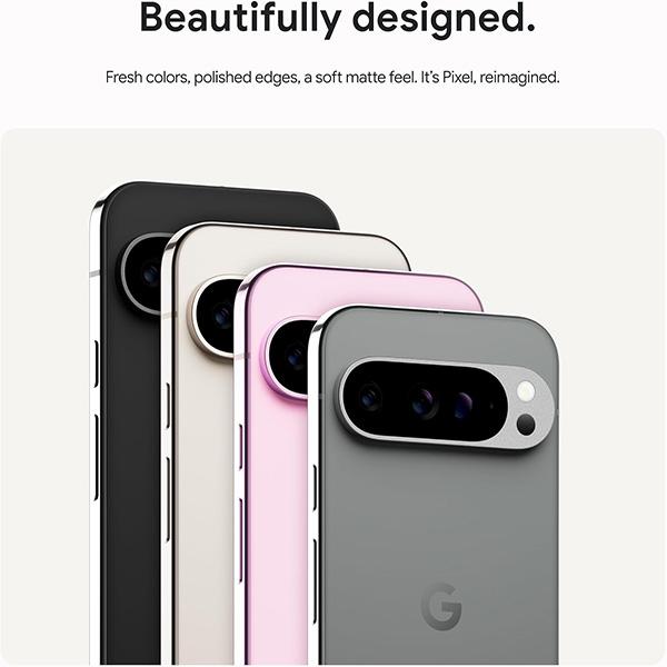 Google Pixel 9 Pro - 6.3" Super Actua Display, Unlocked Android Smartphone with Gemini, Triple Rear Camera System, 24-Hour Battery