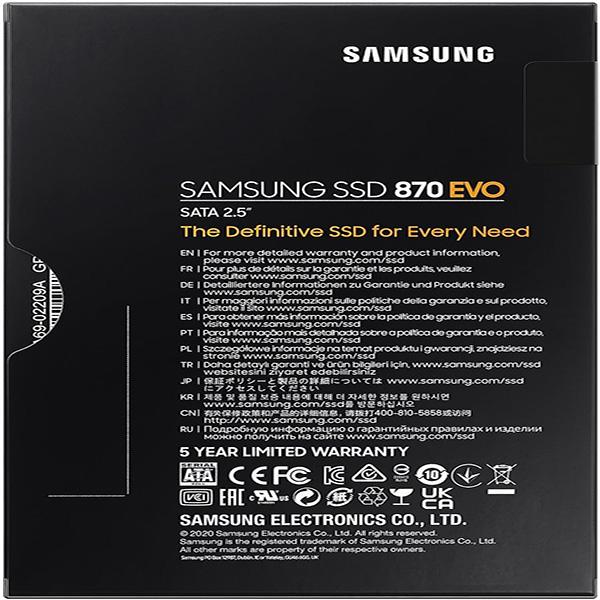 Samsung 870 EVO 128GB SATA 2.5"(6.3cm) SSD - Internal SSD Drive (MZ-7PD128D)