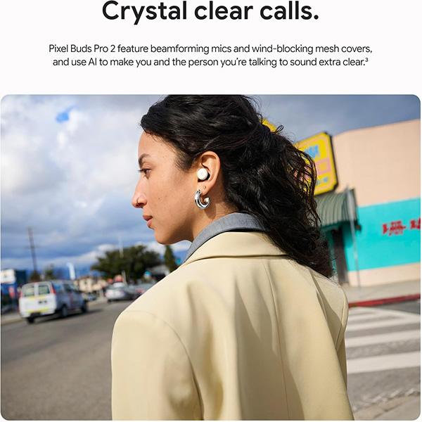 Google Pixel Buds Pro 2 - Noise Canceling Earbuds, Up to 30 Hour Battery Life with Charging Case, Compatible with Android