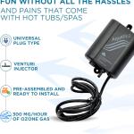 Aquatic 2 Spa Hot Tub Ozone Generator 300 mg/h - Spa Skin Care, Ozonator, Irritant Reducer, for Water Sanitation