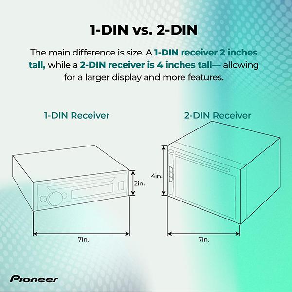 Pioneer DMH-W2770NEX Digital Multimedia Receiver - With Wireless Apple CarPlay & Android Auto, 6.8" Capacitive Touchscreen, Double-DIN, Built-in Bluetooth & WiFi, Amazon Alexa