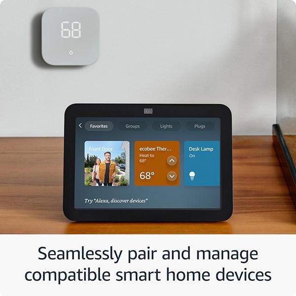 Echo Show 8 (3rd Generation) - With Spatial Audio, 8-inch Smart Display, Smart Home Hub, and Alexa