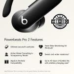 Beats Powerbeats Pro 2 Wireless Bluetooth Earbuds - Noise Cancelling, Heart Rate Monitor, Up to 45H Battery & Charging Case, Works with Apple & Android (2025)