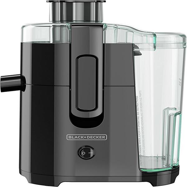 BLACK+DECKER 400-Watt Fruit & Vegetable Juice Extractor (JE2400BD) - Black