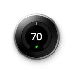 Google Nest Learning Thermostat (3rd Generation) - Programmable Smart Thermostat for Home, Works with Alexa