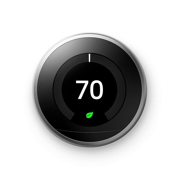 Google Nest Learning Thermostat (3rd Generation) - Programmable Smart Thermostat for Home, Works with Alexa