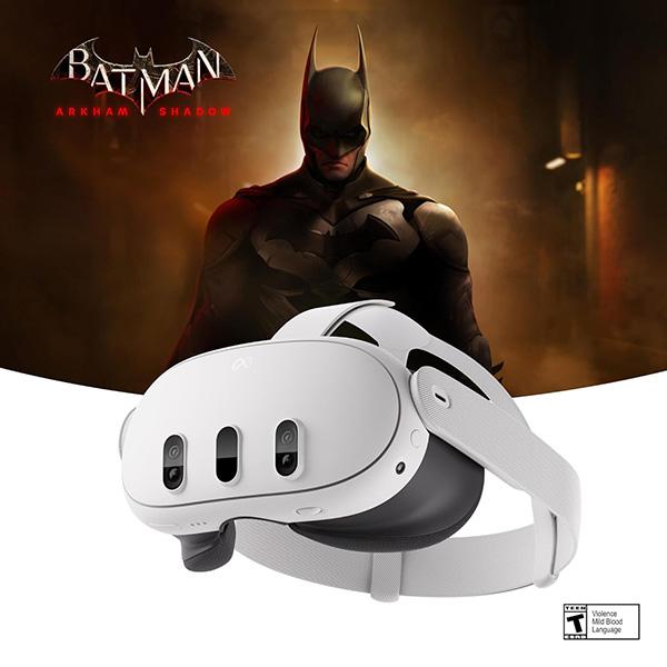 Meta Quest 3 512GB - Ultimate Mixed Virtual Reality Experiences — Get Batman: Arkham Shadow (White)