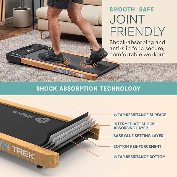 Lifepro Walking Pad Treadmill – 198 lbs Foldable Treadmill with Adjustable Incline, 47.6” Compact Mini for Jogging, Running & Walking at Home or Office, Easy Storage