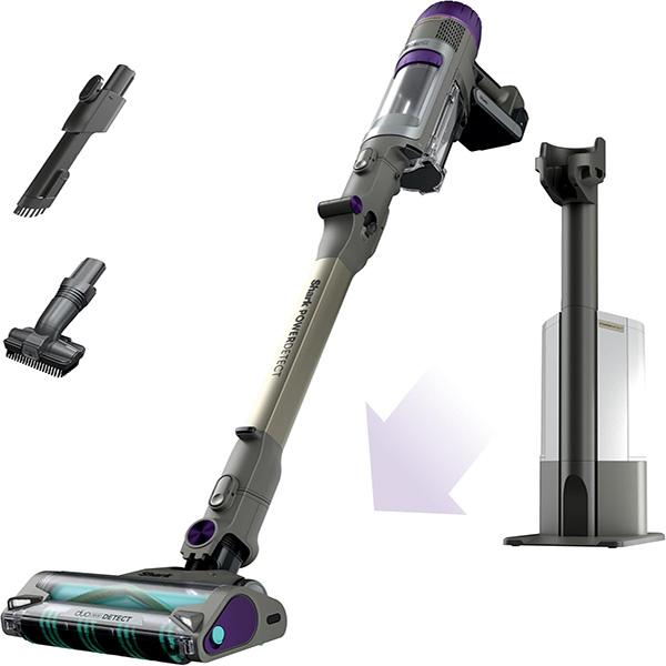 Shark Cordless Vacuum Cleaner with HEPA Filter - PowerDetect Clean & Empty, Powerful Suction, Auto-Empty System, Pet Hair Pickup, Carpets & Hardfloor
