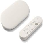 Google TV Streamer 4K - Fast Streaming Entertainment on Your TV with Voice Search Remote, Watch Movies, Shows, Live TV, and Netflix in 4K HDR (Porcelain)