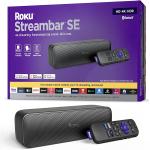 Roku Streambar SE | 2-in-1 TV Soundbar with Built-in 4K/HD/HDR Streaming - Premium Speakers, & Enhanced Speech Clarity