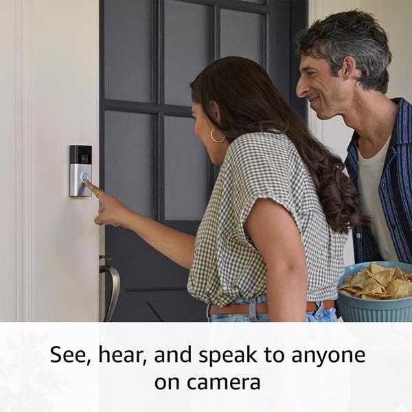 Ring Video Doorbell – 1080p HD video, improved motion detection, easy installation (2020 release)